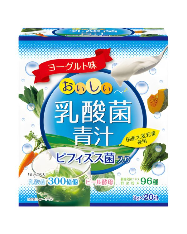 YUWA Aojiru Yogurt – аодзиру с молочнокислыми бактериями