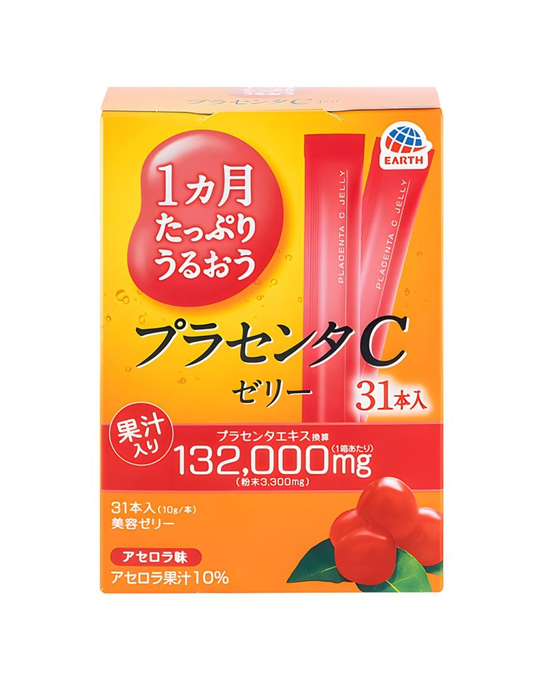 EARTH Placenta C Jelly — плацента с коллагеном в желе, вкус ацеролы